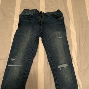 Levis ripped skinny jeans